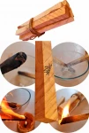 Kadzidło Magiczny zestaw  Drążki aromatyczne do relaksu oczyszczenia Wyciszające Aromaterapia żywiczne sosnowe Pachnące naturalne drewniane 7 szt kadzidełek KAD1