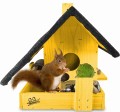 Domek Dla Wiewiórki ŻÓŁTY z dachem z Papy.jpg