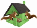 DOMEK DLA WIEWIÓREK ZIELONY Z DACHEM BIUTUMICZNYM.jpg