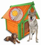Duża Buda Drewniana Dla Psa Klasyczna Domek Wysoki Dla Dużego Wilczura Husky BUDA2  B ZZ