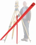 Palik geodezyjny Słupek geodety Paliki geodezyjne tyczki 118 cm x 3cm Kołki Budowlane tyczka kołek DLA GEODETY PALIK2 CB