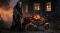 Drewniany wózek dekoracyjny na Haloween i jesień dekoracja całoroczna Ekspozycja na Dynie HWD3 O magnific_woz-przed-domem-na-hallow_jU27zdlLD0.png