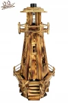 Drewniana LATARNIA MORSKA 105cm OZDOBA do ogrodu (LM5 OPAL)