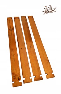 Zestaw 4 sztuk desek do podwyższenia kompostownika Warstwa modułowa 8cm Zapas KOM1 B 4 DESKI