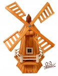 Wiatrak Ogrodowy Drewniany Młyn Wietrzny Wiatrowy (WDJ 1)